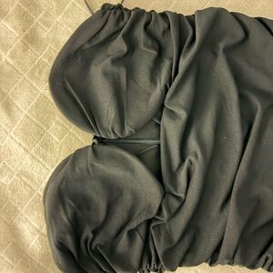 Elegant Black Midi Dress